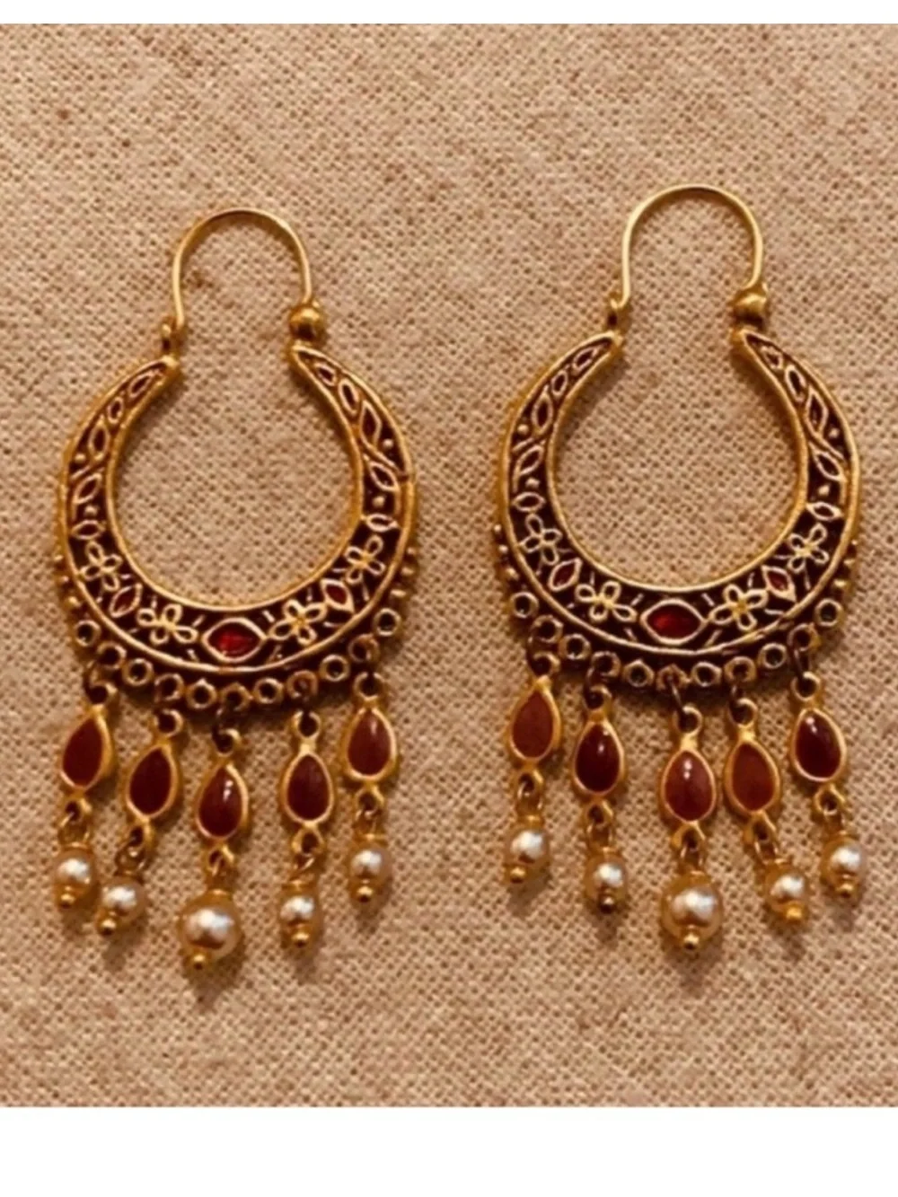 The Museum Company | Earrings | Enamel & Pearl